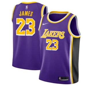 LeBron James, Los Angeles Lakers, 2018/19, Purple