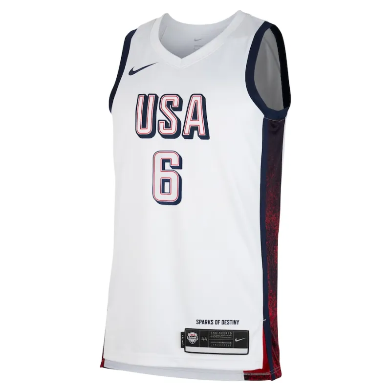 LeBron James, Unisex, Edizione 2024, Bianca