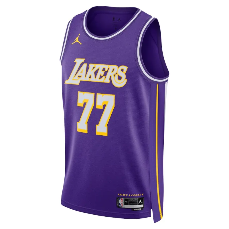 Los Angeles Lakers Luka Dončić Swingman Trikot - Statement Edition - Lila