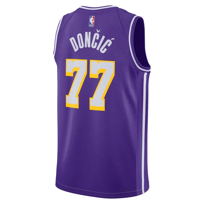 Los Angeles Lakers Luka Dončić Swingman Trikot - Statement Edition - Lila