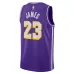 Los Angeles Lakers LeBron James Swingman Jersey - Personalization Edition - Purple