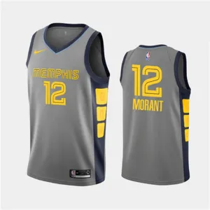 Ja Morant. Memphis Grizzlies. Édition City. Gris