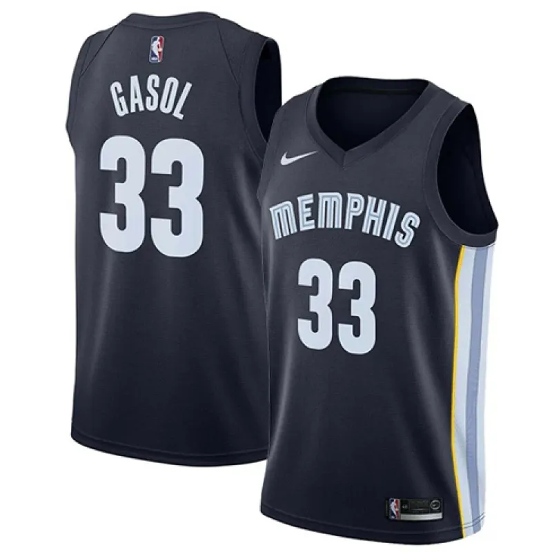 Marc Gasol. Memphis Grizzlies. Icon. Blu scuro