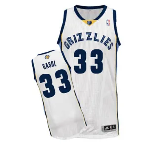 Marc Gasol. Memphis Grizzlies. Blanc
