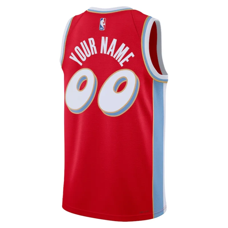 Memphis Grizzlies 2024/25 Custom, City Edition, Red