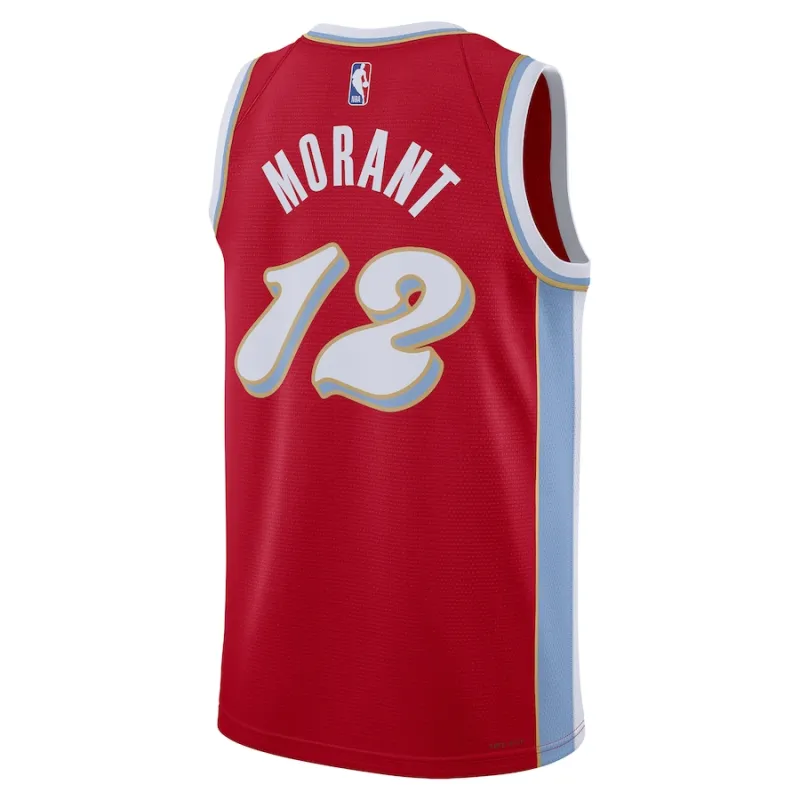 Ja Morant, Memphis Grizzlies, City Edition, Red