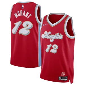 Ja Morant, Memphis Grizzlies, City Edition, Red