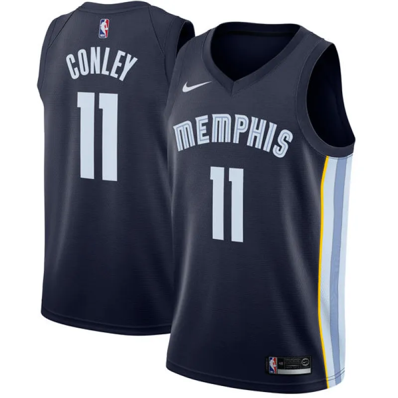 Mike Conley. Memphis Grizzlies. Icon. Navy Blue