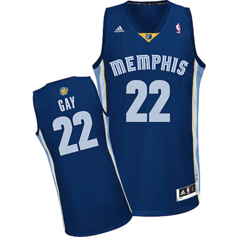 Rudy Gay. Memphis Grizzlies. Blu