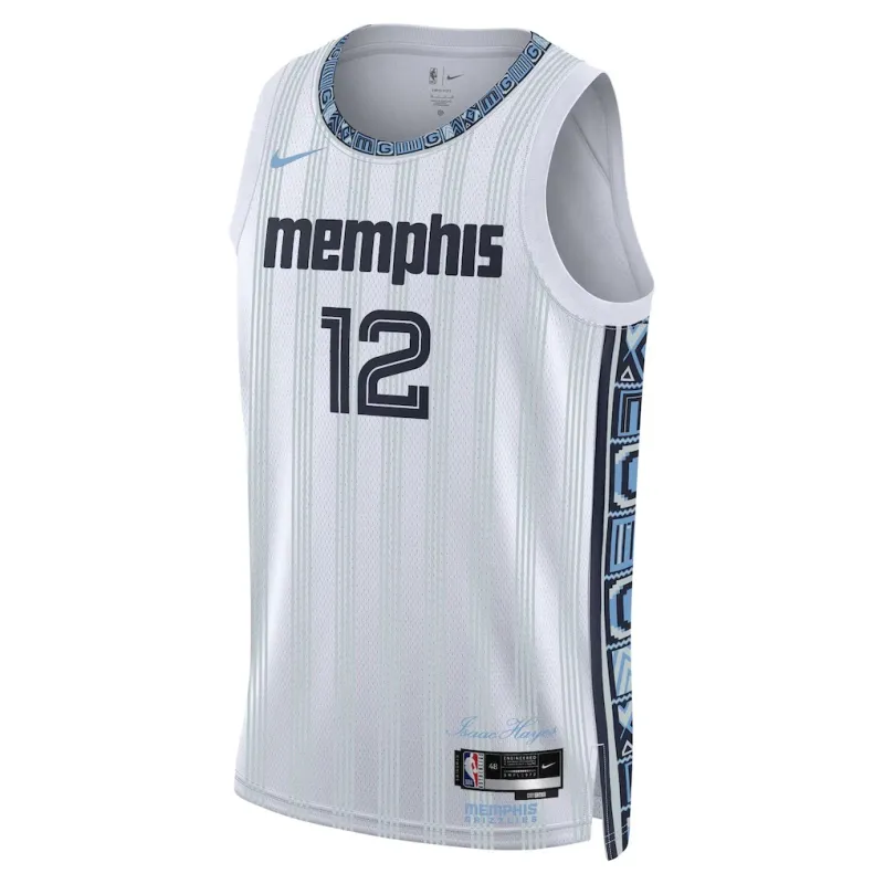 MEM Morant 2025/26 Swingman City Edition Weißes Trikot