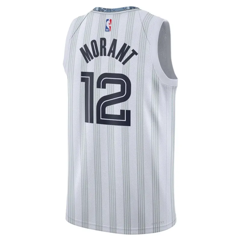 MEM Morant 2025/26 Swingman City Edition Weißes Trikot