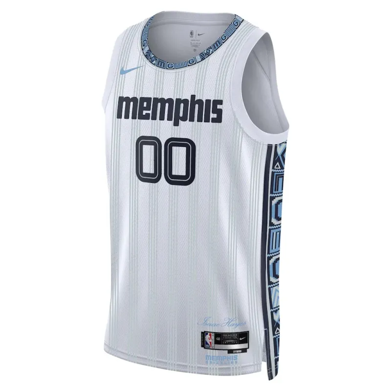 Memphis Grizzlies 2025/26 Maillot Swingman Unisexe - Édition Ville - Blanc