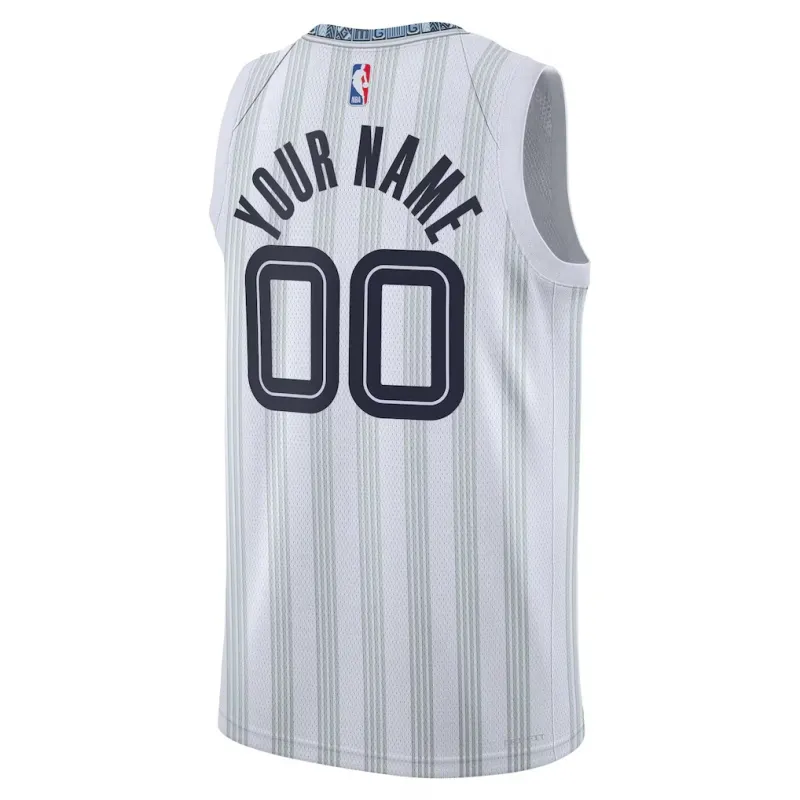 Memphis Grizzlies 2025/26 Maillot Swingman Unisexe - Édition Ville - Blanc