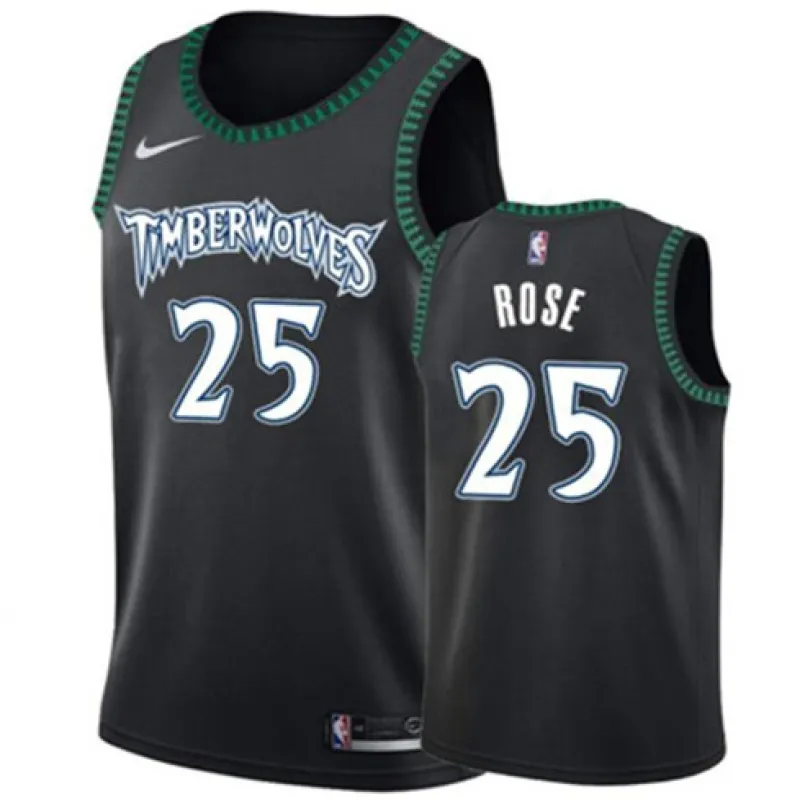 Derrick Rose, Minnesota Timberwolves, Hardwood Classics, Black