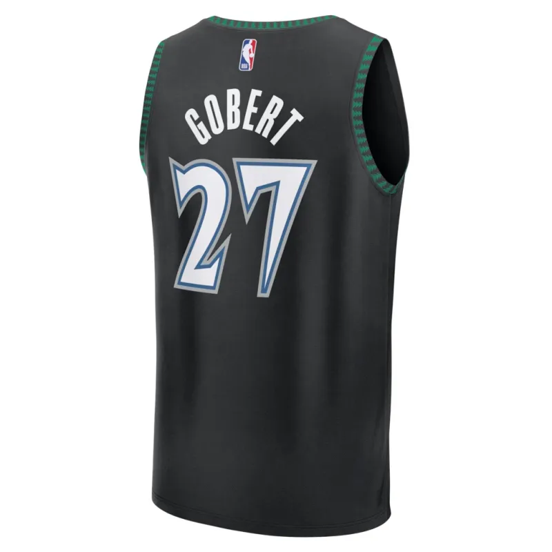 Minnesota Timberwolves Maglia Swingman Rudy Gobert - Edizione Classica - Nera