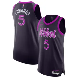Minnesota Timberwolves Anthony Edwards 2025/26 City Edition Jersey Purple