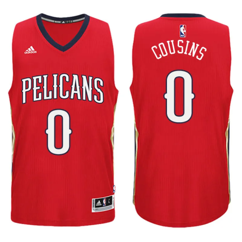 DeMarcus Cousins. New Orleans Hornets. Red