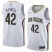 Alexis Ajinça. New Orleans Pelicans. Edizione Association. Bianco