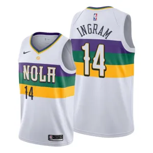 Brandon Ingram, New Orleans Pelicans, 2019/20 City Edition, White