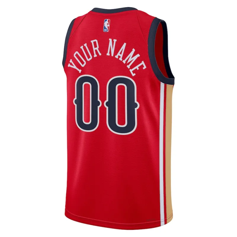 New Orleans Pelicans, maßgefertigtes Jersey, Statement-Edition, Rot
