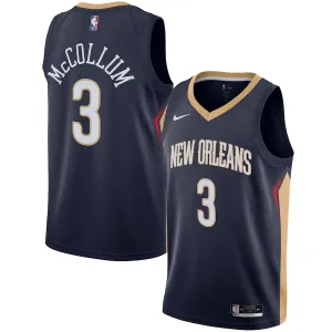 CJ McCollum, New Orleans Pelicans, Edizione Icona, Blu Marinaio