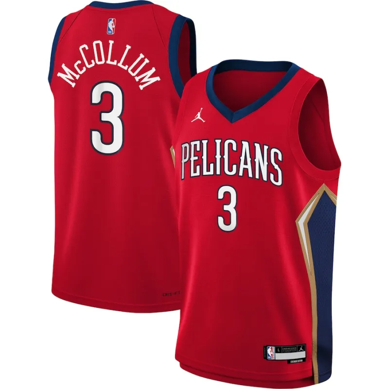 CJ McCollum, New Orleans Pelicans, Edizione Statement, Rosso