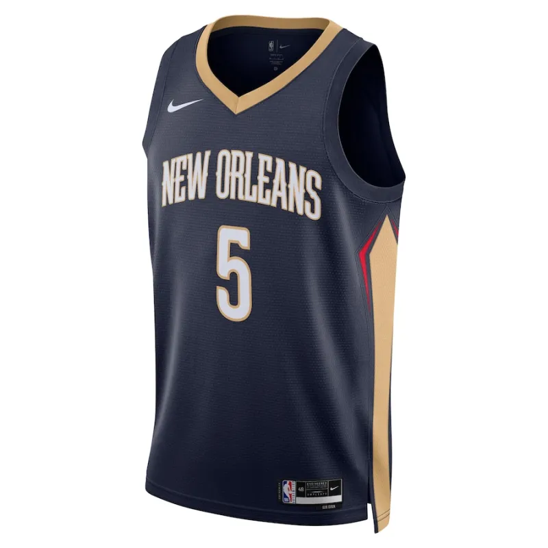 Dejounte Murray, New Orleans Pelicans, 2024, Azul marino