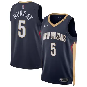 Dejounte Murray, New Orleans Pelicans, 2024, Navy Blue