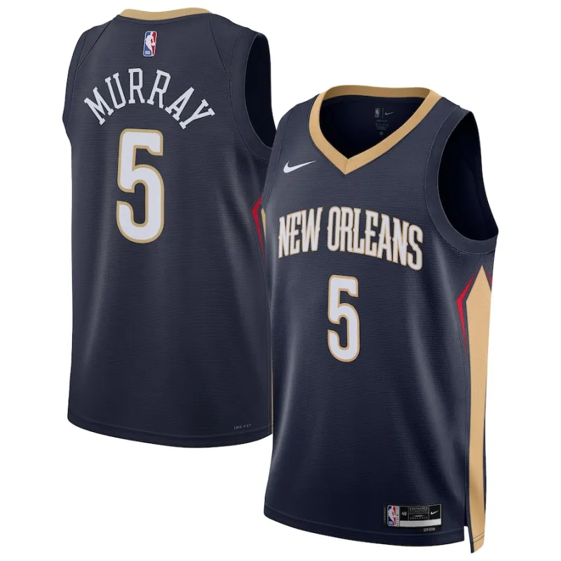 Dejounte Murray, New Orleans Pelicans, 2024, Azul marino