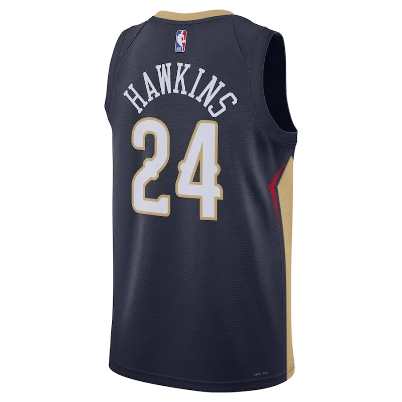 Jordan Hawkins, New Orleans Pelicans, Icon-Edition, Navyblau