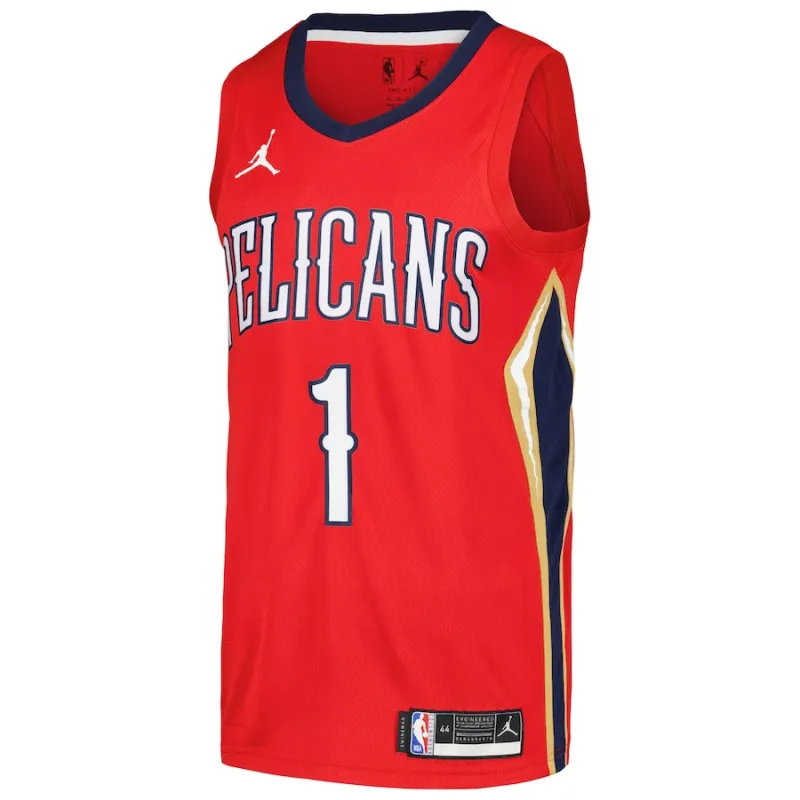Zion Williamson, New Orleans Pelicans, Statement Edition, Red