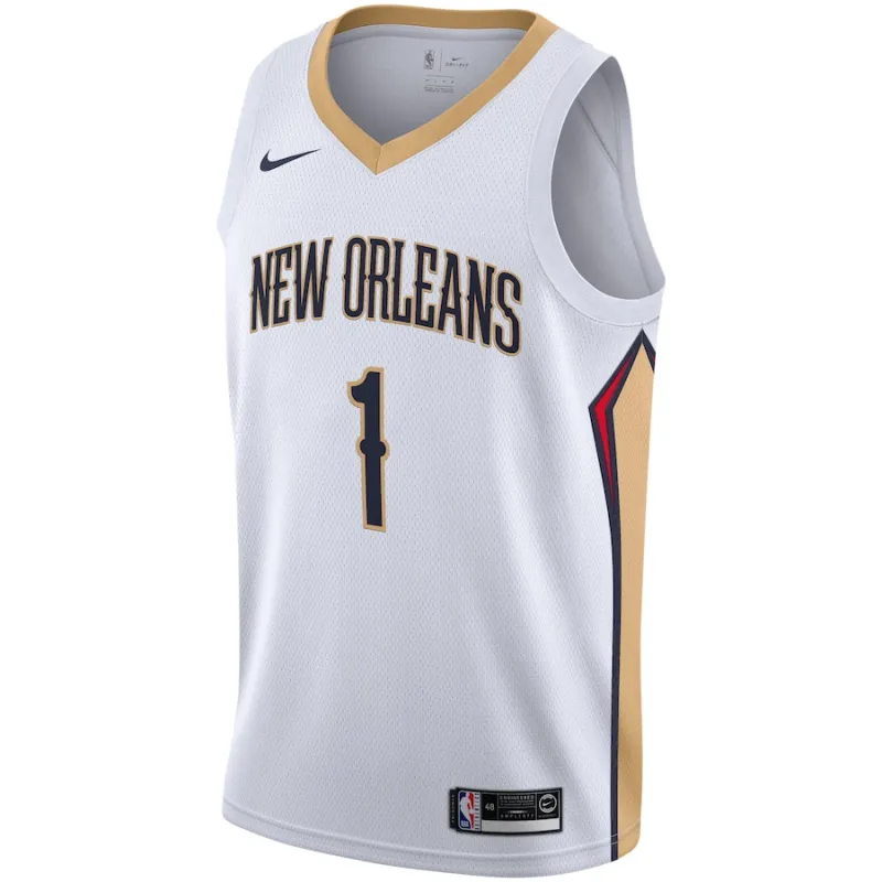 Zion Williamson, New Orleans Pelicans, Association-Edition 2019/2020, Weiß
