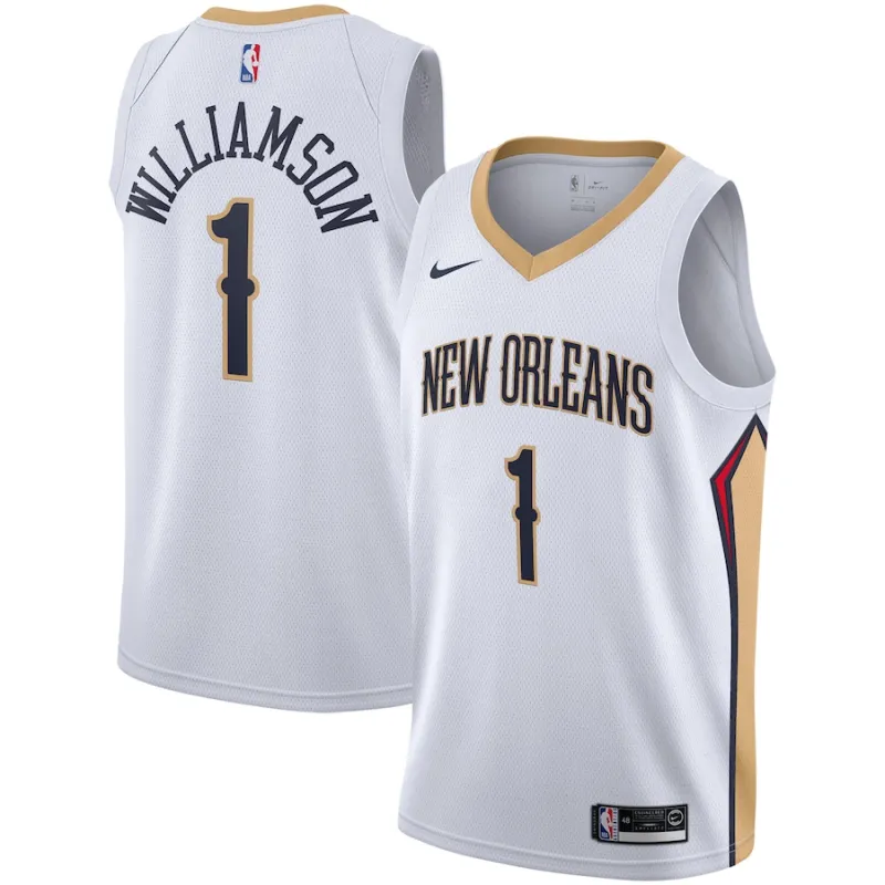 Zion Williamson, New Orleans Pelicans, Association-Edition 2019/2020, Weiß