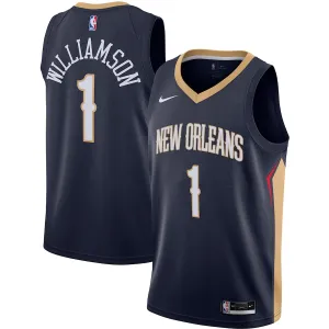 Zion Williamson, New Orleans Pelicans, Edizione Icon, Blu marinaio