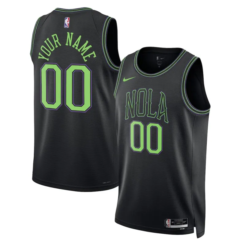New Orleans Pelicans 2025/26 Maglia Swingman Edizione Città Unisex - Nero