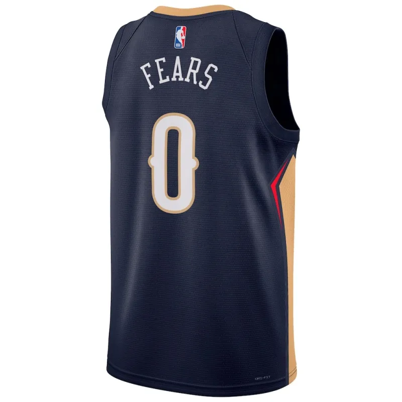 Maglia Swingman dei New Orleans Pelicans Jeremiah Felton - Edizione Icona - Blu Marino