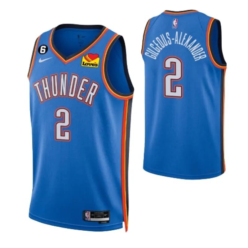Shai Gilgeous-Alexander, Oklahoma City Thunder, 2022/23, bleu
