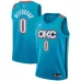 Russell Westbrook, Oklahoma City Thunder, 2018/19 City Edition, Blue