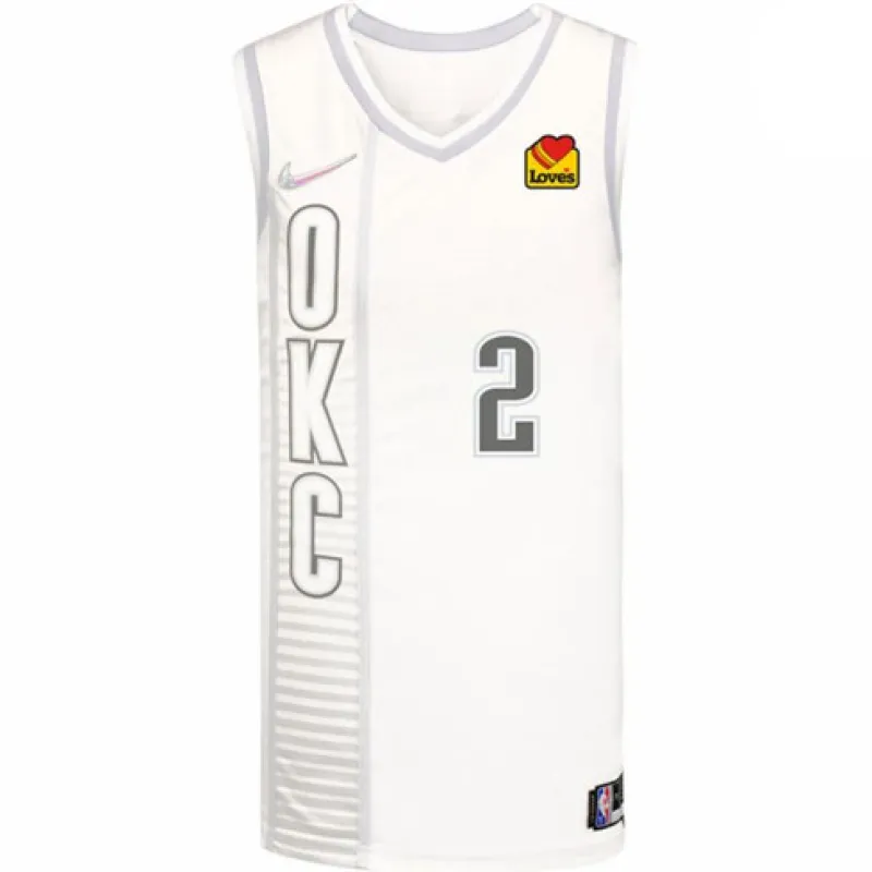 Shai Gilgeous - Alexander, Oklahoma City Thunder, saison 2021 - 22, Blanc