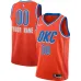 Oklahoma City Thunder Custom Jersey, Statement Edition, Orange