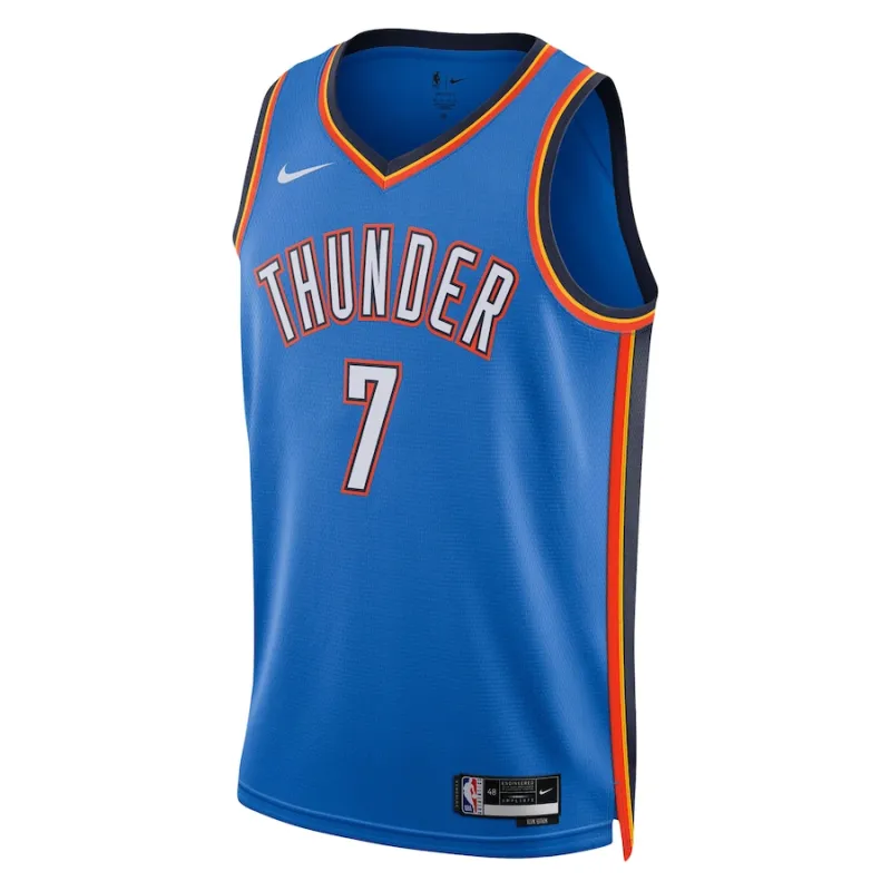 Chet Holmgren OKC Thunder 2022 NBA Draft Night Jersey