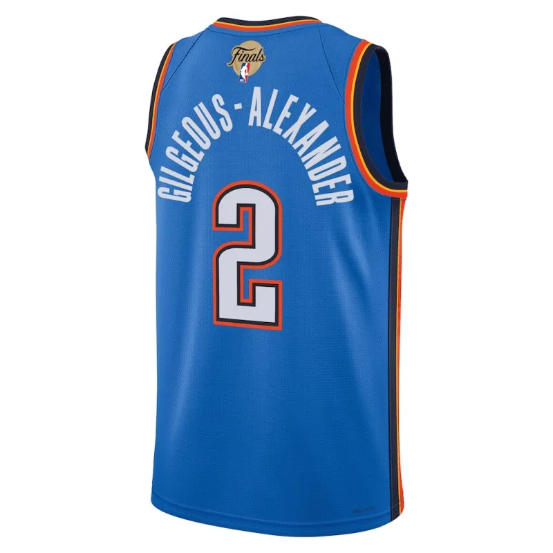 Oklahoma City Thunder Shai Gilgeous-Alexander 2025 NBA Finals Swingman Jersey - Icon Edition - Blue