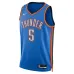 Oklahoma City Thunder Luguentz Dort 2025 NBA Finals Swingman Jersey - Icon Edition - Blue