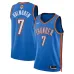 Camiseta Swingman de las Finales de la NBA 2025 de Oklahoma City Thunder Chet Holmgren - Edición Icono - Azul