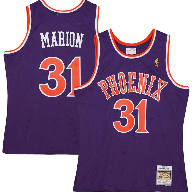 Shawn Marion Phoenix Suns Mitchell & Ness 2005/06 Classic Fan Edition Jersey - Purple