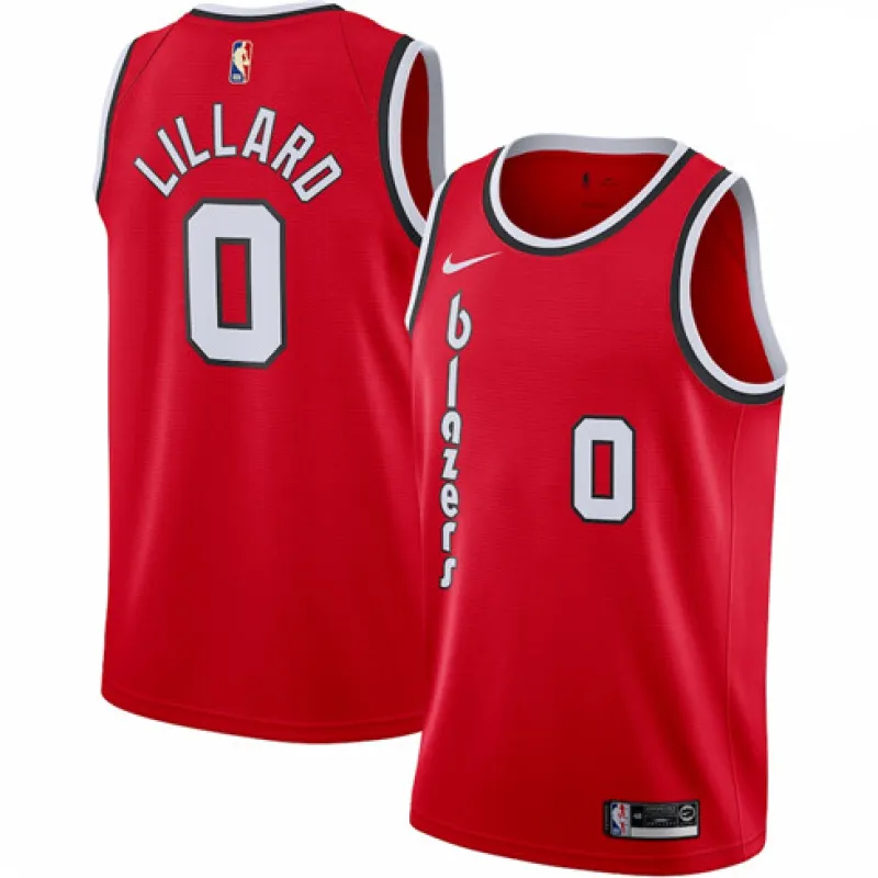Damian Lillard, Portland Trail Blazers, 1976-77, Red