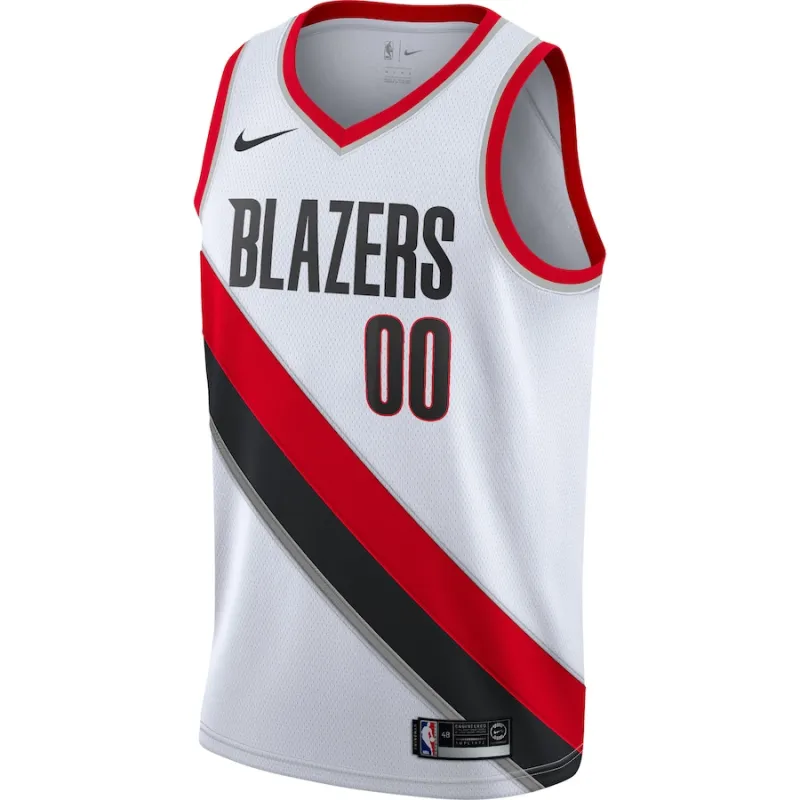 Portland Trail Blazers 2020/21 Custom Jersey, Association Edition, White