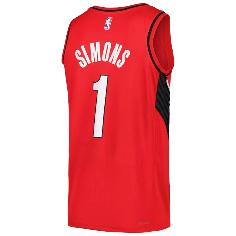 Anfernee Simons, Portland Trail Blazers, Statement-Edition, Rot