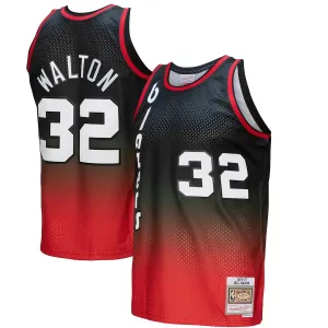 Bill Walton, Portland Trail Blazers, Klassik 1976/77, Rot/Schwarz