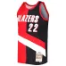 Clyde Drexler, Portland Trail Blazers, 1991/92, Red/Black